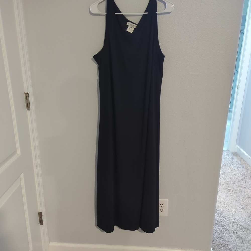 Lady Dorby Dress Black Maxi Sleeveless Long Women's Plus Size 20W